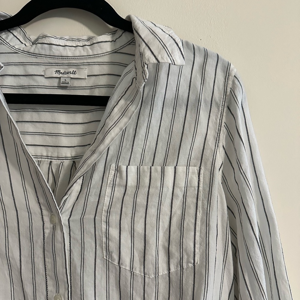 Madewell Tied Button Up